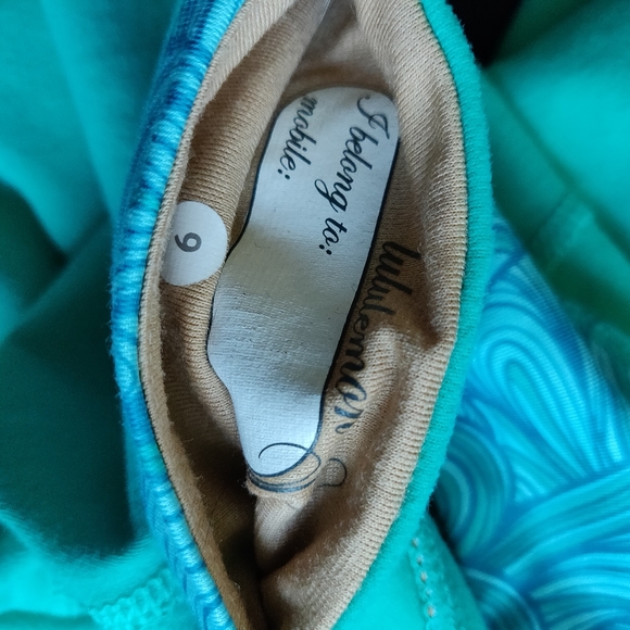 Lululemon Aqua Blue Yoga Athletic Gym Long Pants - Picture 3 of 7